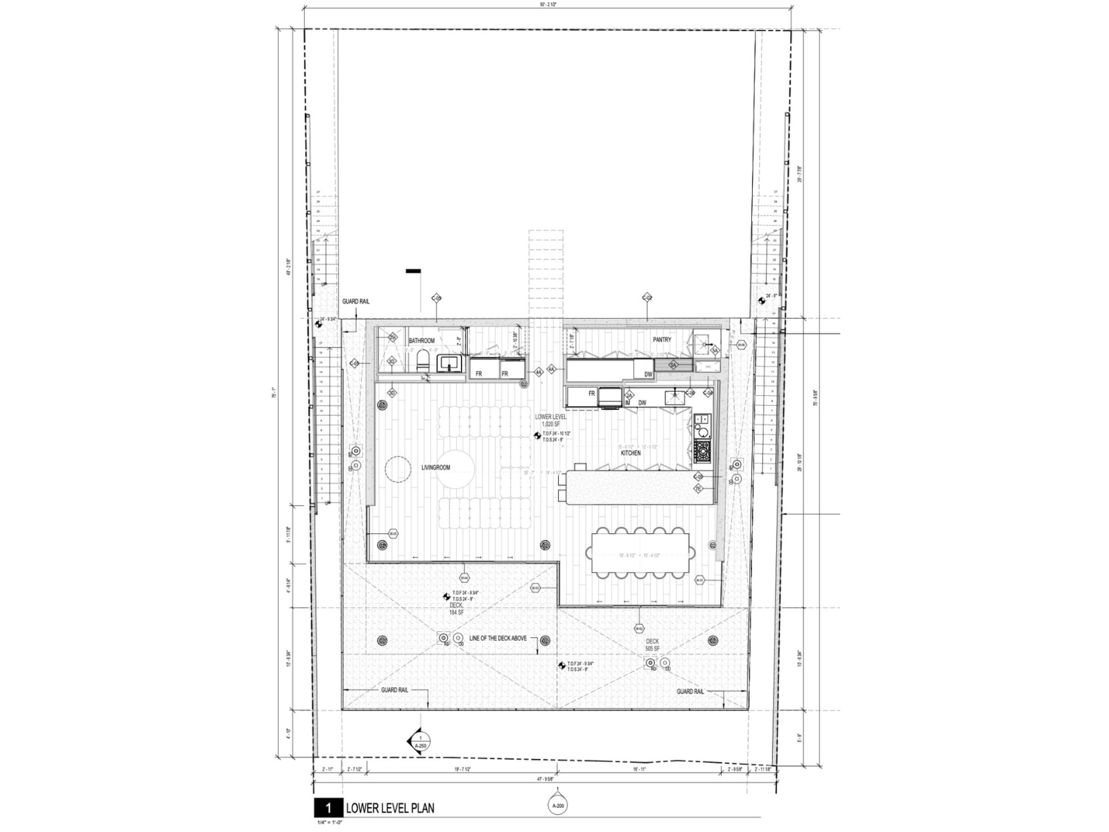 Lower level plan